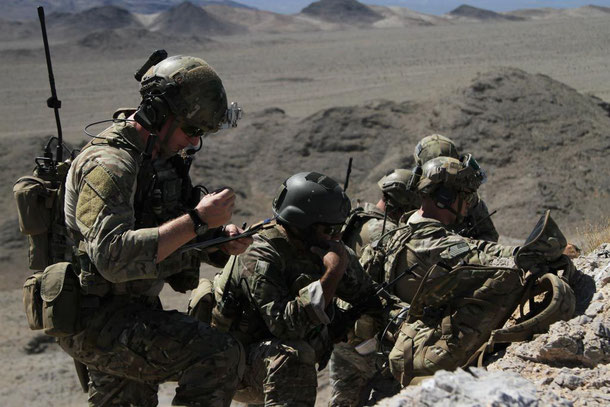 JTAC (Joint Terminal Attack Controller) - controllori dell'attacco aereo dell' US. Army in azione