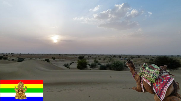 Zwei Dritteln der Wüste, liegen in Rajasthan, die Gesamtgröße der Thar bedeckt ein Gebiet von ca.238.700 km², mit weiteren Dornensträuchergebieten nochmals 488.300 km²
