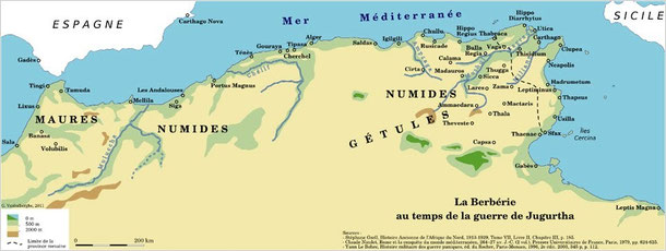 Carte de la Berbérie - hkadra.blogspot.fr