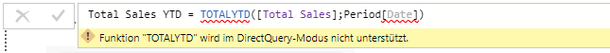 DAX, DirectQuery, Time-Intelligence, Error