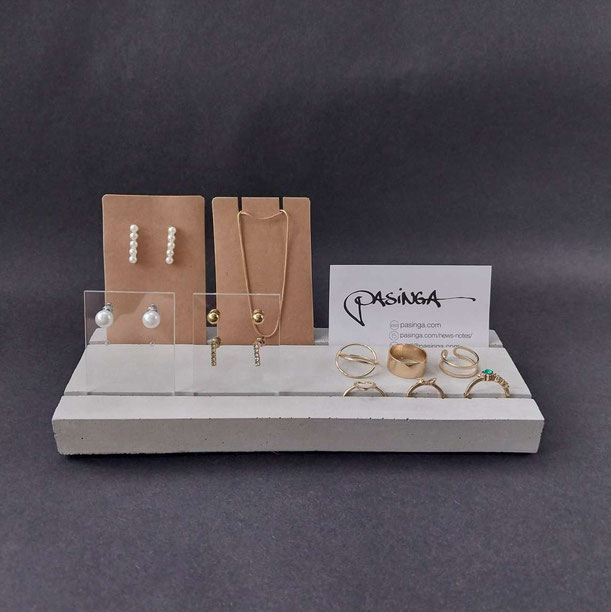 Jewellery set display stand for earrings to necklaces by PASiNGA