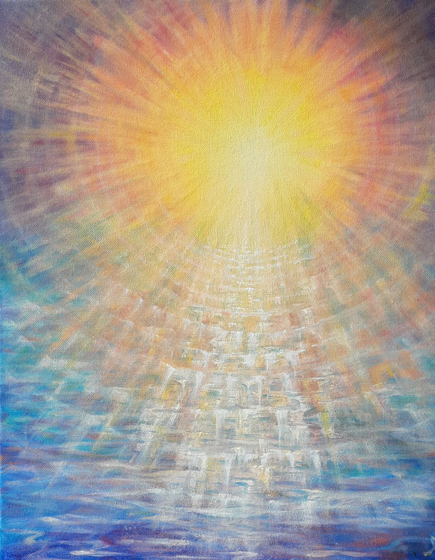                                                                              LUX  2024  Olio su tela  cm 50x40