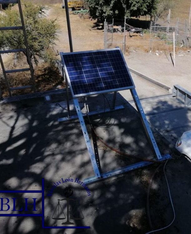 panel solar para básculas
