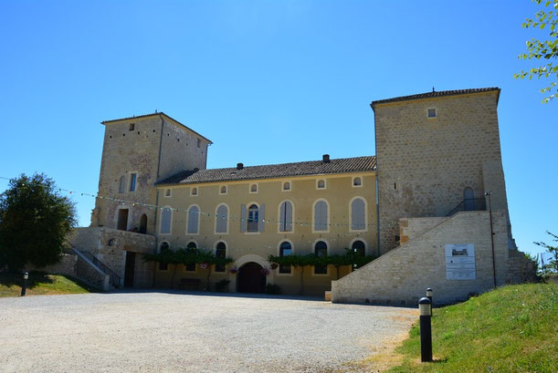 2016, le château après réfection des façades