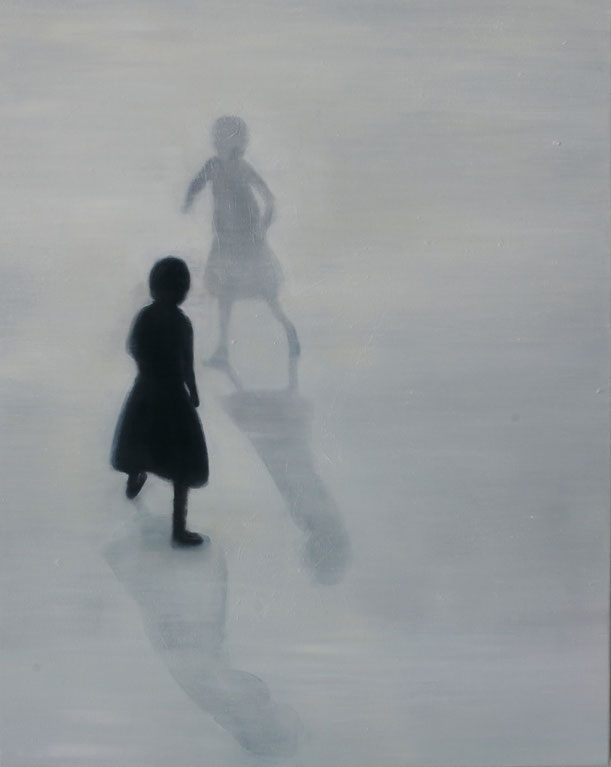 mit schatten 100x80cm 2011 oil on canvas