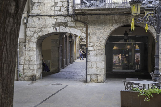 Bild: Rambla de la Libertat  in Girona, Spanien