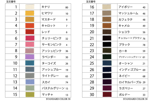 色が選べるバッグ