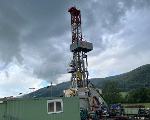 Le début du forage profond en Haute-Sorne est imminent. Photo : Geo-Energie Suisse AG