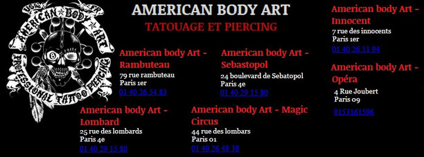 PARIS - AMERICAN BODY ART