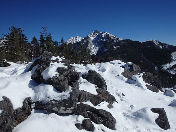 八ヶ岳　西岳　雪山登山　ツアー　