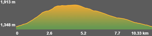 Perfil de la ruta guils - fontanera pel GR11