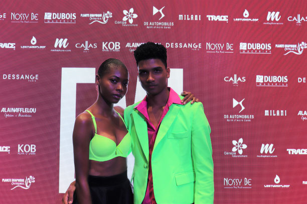 Alicia Korutos et Jordan Wassteinr, vainqueurs de la finale Elite Model Look Antilles-Guyane 2019.