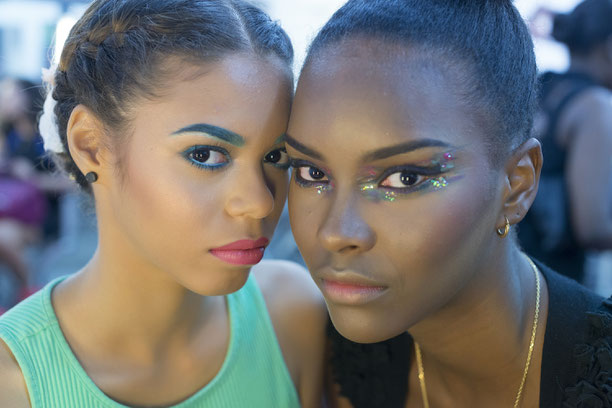Les deux modèles de la soirée. (Photos : Yvan Cimadure-Méry)