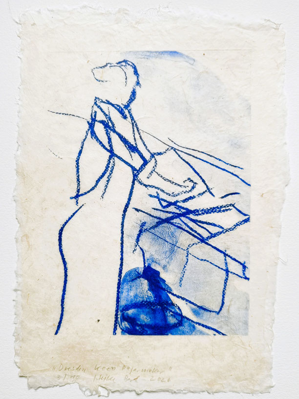 DRESDEN KOZO PAPERMAKER | 2026 | 30 x 21 cm| plate lithography on artist made kozo paper | edition: 10