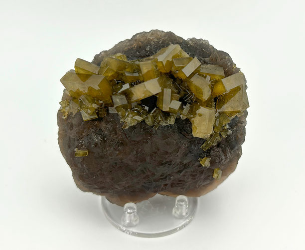 Barite on fluorite
