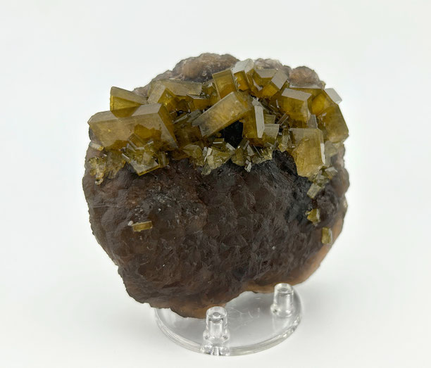 Barite on fluorite