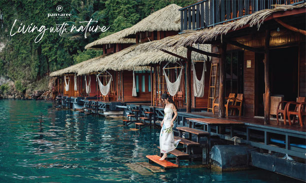 Panvaree Resort schwimmende Villen auf dem Cheow Lan See