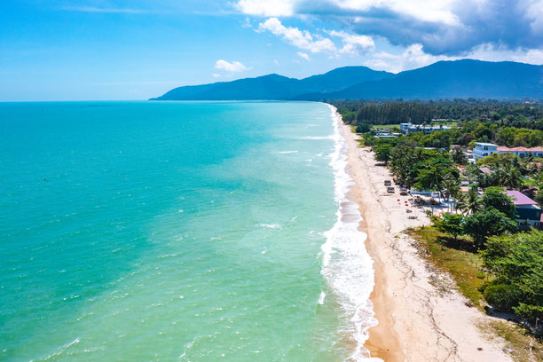 Ausblick über den Mu Ko Thale Tai Nationalpark in Khanom