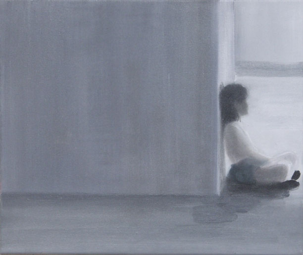 Abwarten 42x50cm 2007 oil on canvas 