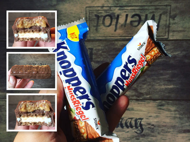 wie schmeckt Knoppers NussRiegel nach halb zehn in Deutschland?