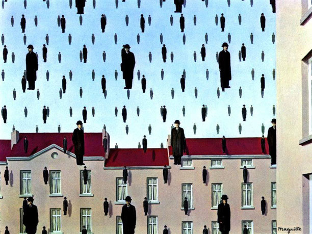 René Magritte, "Golconda" (1953)