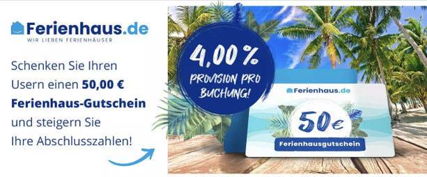 Ferienhaus 50€ Gutschein
