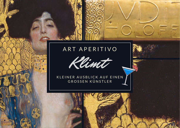 Klimt künstlerportrait gold art aperitivo
