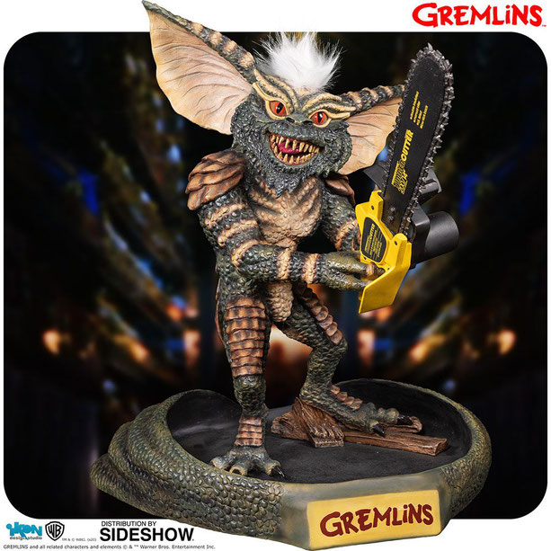 Gremlin Stripe with Chainsaw 1/2 Gremlins Polystone Statue 47cm Ikon Collectables