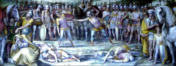 Combat des Horaces et des Curiaces, Giuseppe Cesari
