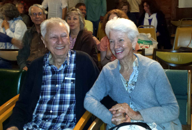 May 2015 : Bill and his 2nd wife Diana at the Meher Centre, Myrtle Beach, SC. Photo by Anthony Zois