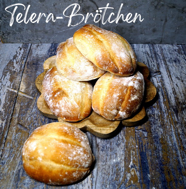 Softe, hübsche Weizenbrötchen nach mexikanischem Rezept: Telera Bread