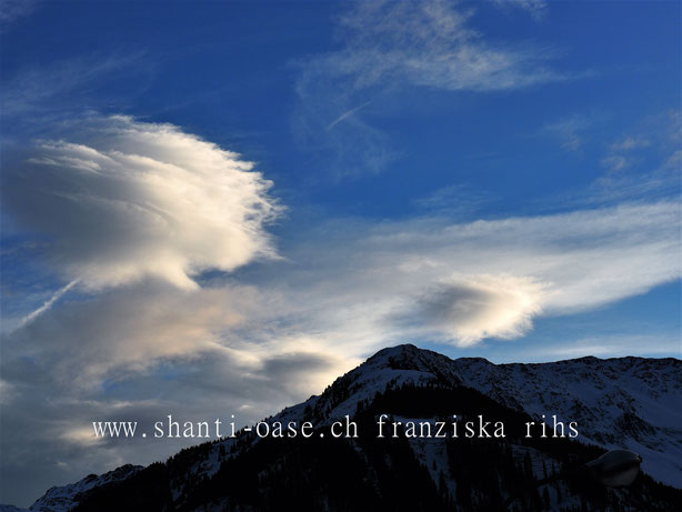 Greina Graubünden Schweiz Himmel Wolken Franziska Rihs