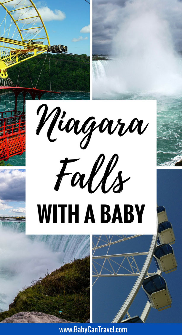 When your trip to NYC isn't what you hoped, take a drive over to Niagara Falls, Canada. Get all the tips for taking your baby in this post on babycantravel.com #travelwithbaby #toddlertravel #niagarafalls #canada