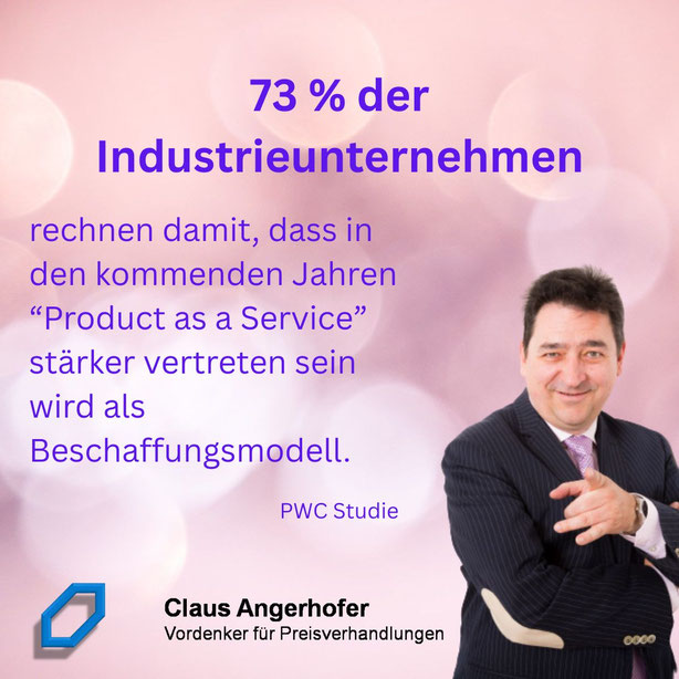 Vom Produkt zum Service - PWC Studie belegt den Trend