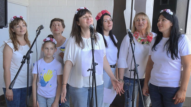 Der Chor „So klingt Ukraine" begeisterte mit seinem emotionalen Auftritt