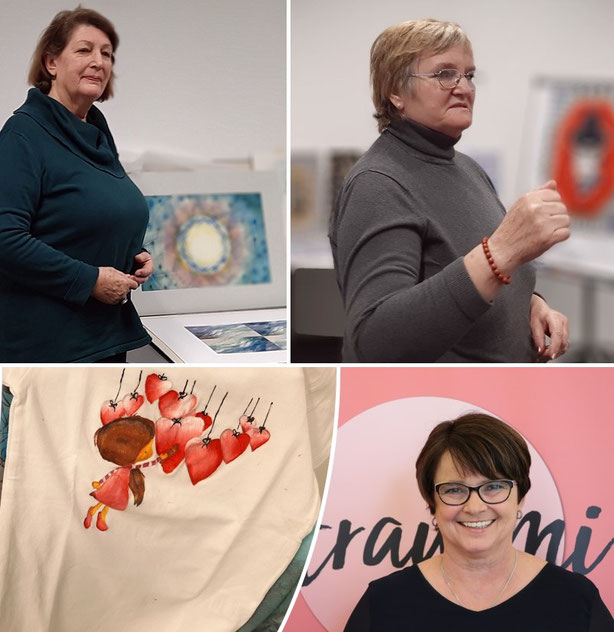 Ilse Küchler, Christine Moser und Roswitha Schaffer