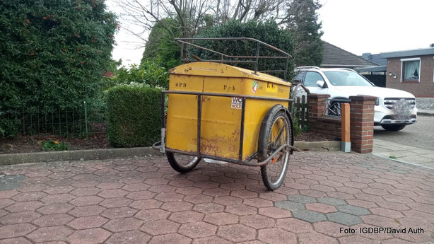 Handwagen des Typ W67/II - Im vergleich zu den anderen Wagen ist er größer und lässt sich nur als Handwagen nutzen.