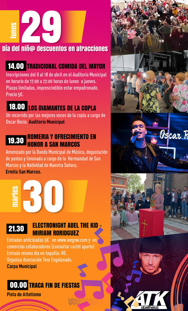 Programa de las Fiestas de San Martin de la Vega