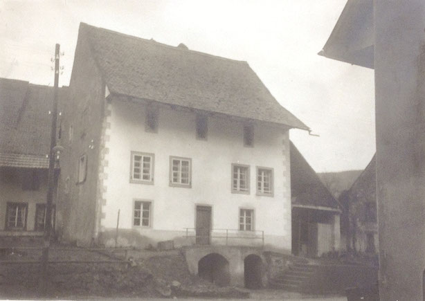 Der Zehntenstock im Winter 1913 / 1914 (Foto: Staatsarchiv AG)