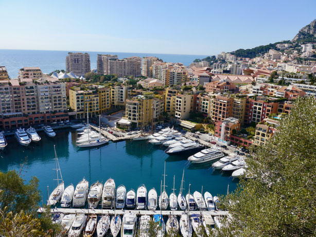 kleiner Yachthafen von Monaco