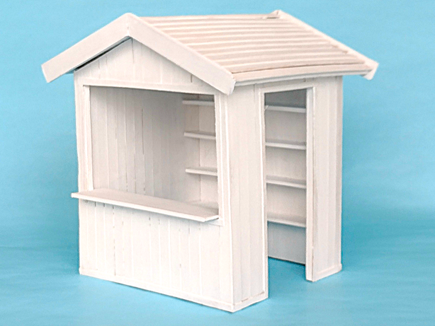 Miniatur-Marktstand basteln