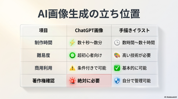 ChatGPT画像販売とイラスト制作の比較