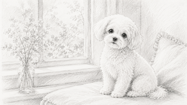 鉛筆画風AIアート画像
