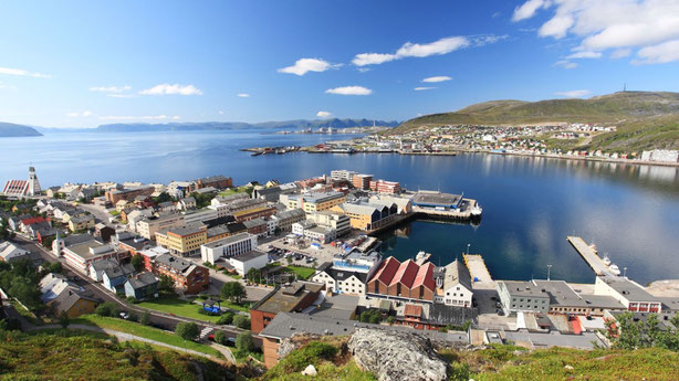 Hammerfest von oben