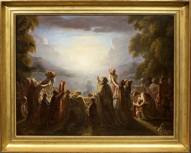 tableau "la piètè des gaulois", 18 em siècle.