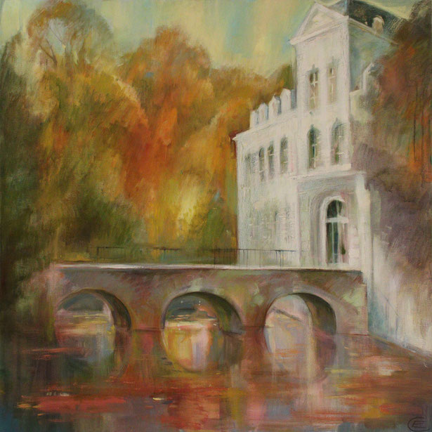 "Schloss Schönau", 100 cm x 100 cm