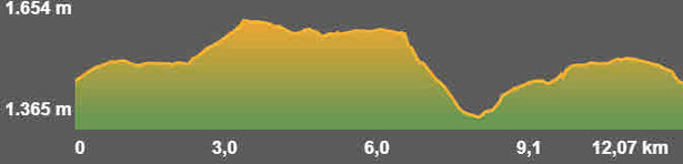 Perfil ruta senderisme TC209 Segramorta