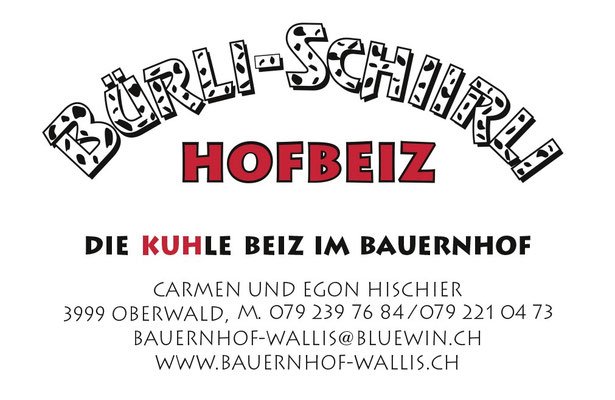 Erlebnisgastronomie im Obergoms - Bauernhof Wallis