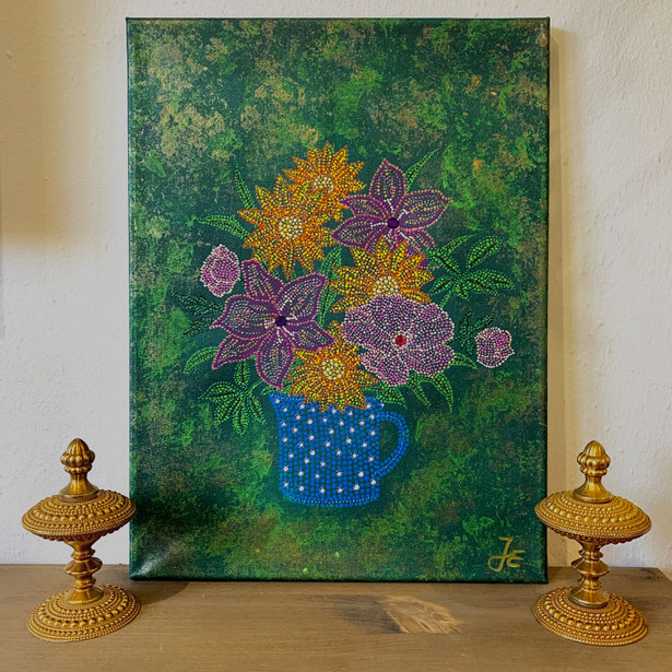 Ein Blumenstrauß für die Ewigkeit, Bildgröße 30 x 40 cm