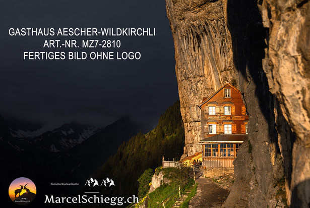 Marcel Schiegg Fotografie, Berggasthaus Aescher, Sonnenaufgang, Wildkirchli, Ebenalp, Alpstein